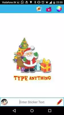 Play Christmas Stickers Santa Claus