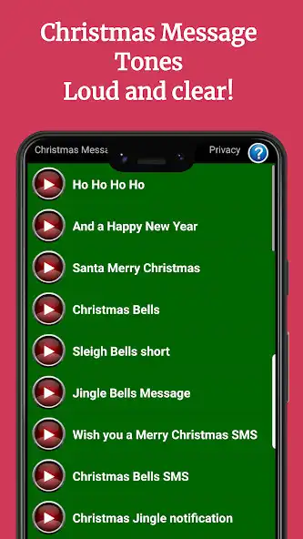 Play Christmas Text Message Sounds  and enjoy Christmas Text Message Sounds with UptoPlay