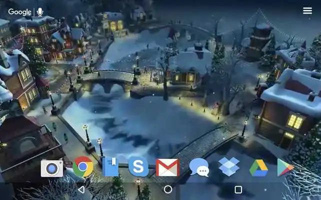 Play Christmas Town Live Wallpaper