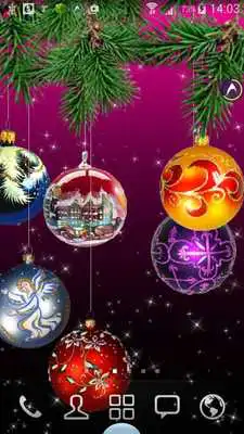 Play Christmas toys live wallpapers