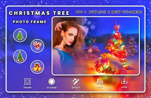 Play Christmas Tree Photo Frames - Merry Xmas  and enjoy Christmas Tree Photo Frames - Merry Xmas with UptoPlay