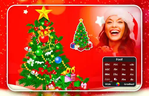 Play Christmas Tree Photo Frames - Merry Xmas as an online game Christmas Tree Photo Frames - Merry Xmas with UptoPlay