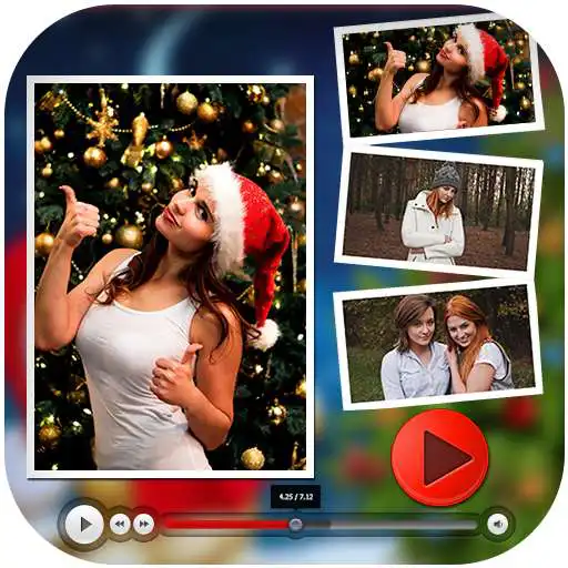 Free play online Christmas Video Song Maker  APK