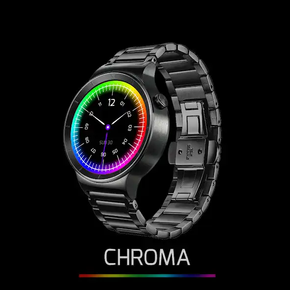 Play Chroma Watch face as an online game Chroma Watch face with UptoPlay