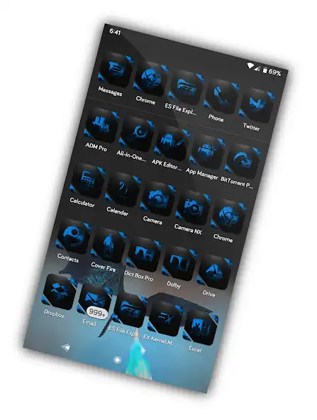 Play Chrome G Blue Icons Pack as an online game Chrome G Blue Icons Pack with UptoPlay