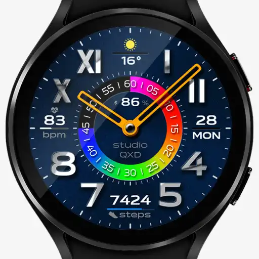 Play Chrome Ring Hue Watch Face APK