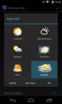 Play Chronus: VClouds Weather Icons