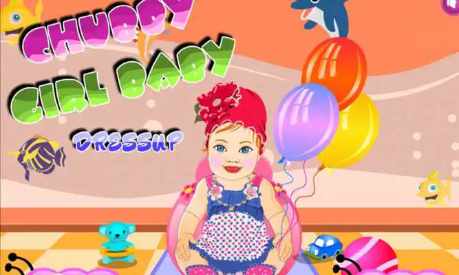 Play Chubby girl baby dressup