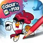 Free play online Chuck Chicken Colouring  Activity APK