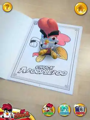 Play Chuck Chicken Colouring  Activity