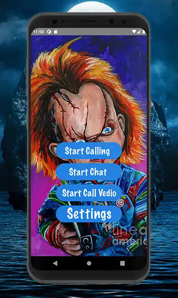 Play Chucky Doll Fake Video Call as an online game Chucky Doll Fake Video Call with UptoPlay