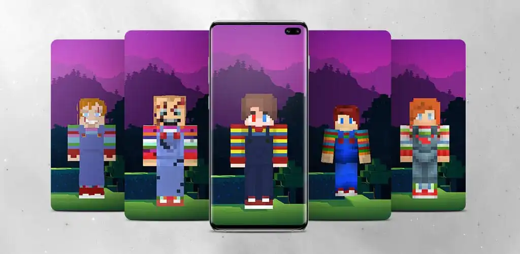 Play Chucky Skin for Minecraft  and enjoy Chucky Skin for Minecraft with UptoPlay