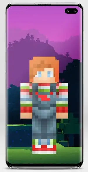 Play Chucky Skin for Minecraft as an online game Chucky Skin for Minecraft with UptoPlay