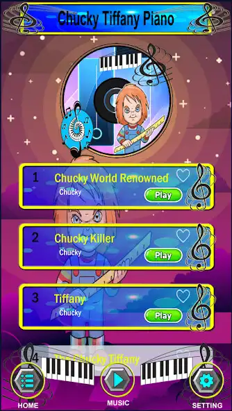 Play Chucky Tiffany Piano Music and enjoy Chucky Tiffany Piano Music with UptoPlay Play Chucky Tiffany Piano Music and enjoy Chucky Tiffany Piano Music with UptoPlay