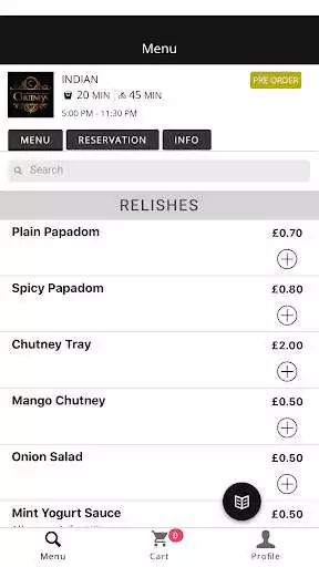Play Chutneys Restaurant