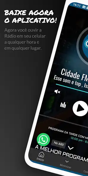 Play Cidade FM Palmares  and enjoy Cidade FM Palmares with UptoPlay
