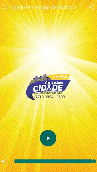 Play Cidade FM - Riacho de Santana as an online game Cidade FM - Riacho de Santana with UptoPlay