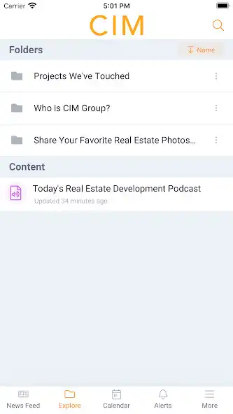 Play CIM Group Corporate App as an online game CIM Group Corporate App with UptoPlay