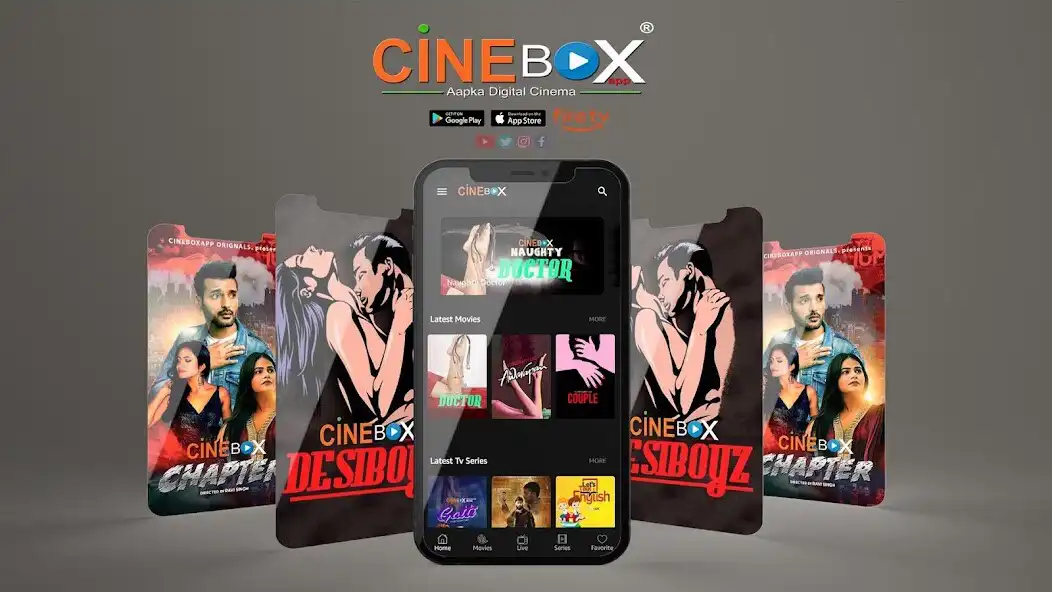 Play CINEBOX:Web Series  More App  and enjoy CINEBOX:Web Series  More App with UptoPlay