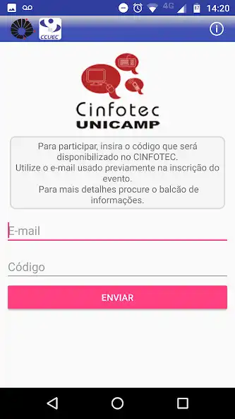 Play Cinfotec App Unicamp as an online game Cinfotec App Unicamp with UptoPlay