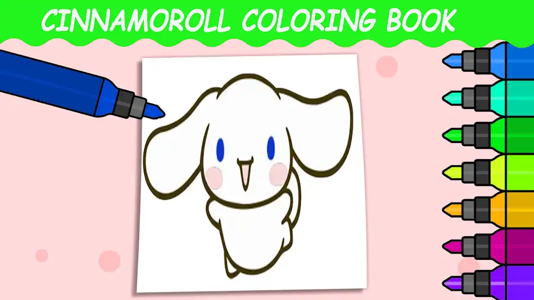 Play Cinnamoroll 2:  Coloring Game  and enjoy Cinnamoroll 2:  Coloring Game with UptoPlay