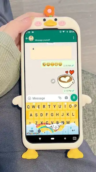 Play Cinnamoroll Keyboard Theme  and enjoy Cinnamoroll Keyboard Theme with UptoPlay