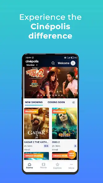 Play Cinépolis India  and enjoy Cinépolis India with UptoPlay