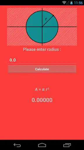 Play Circle Area Calculator  and enjoy Circle Area Calculator with UptoPlay