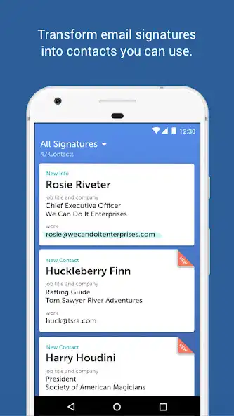 Play CircleBack - Contact Manager as an online game CircleBack - Contact Manager with UptoPlay