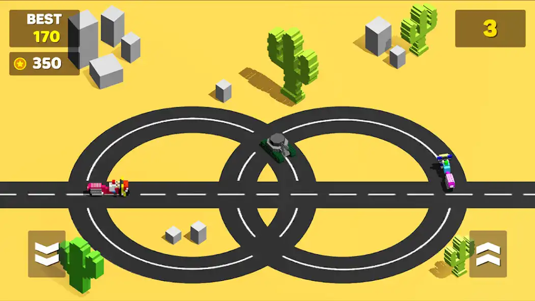 Play Circle Crash - Blocky Race as an online game Circle Crash - Blocky Race with UptoPlay
