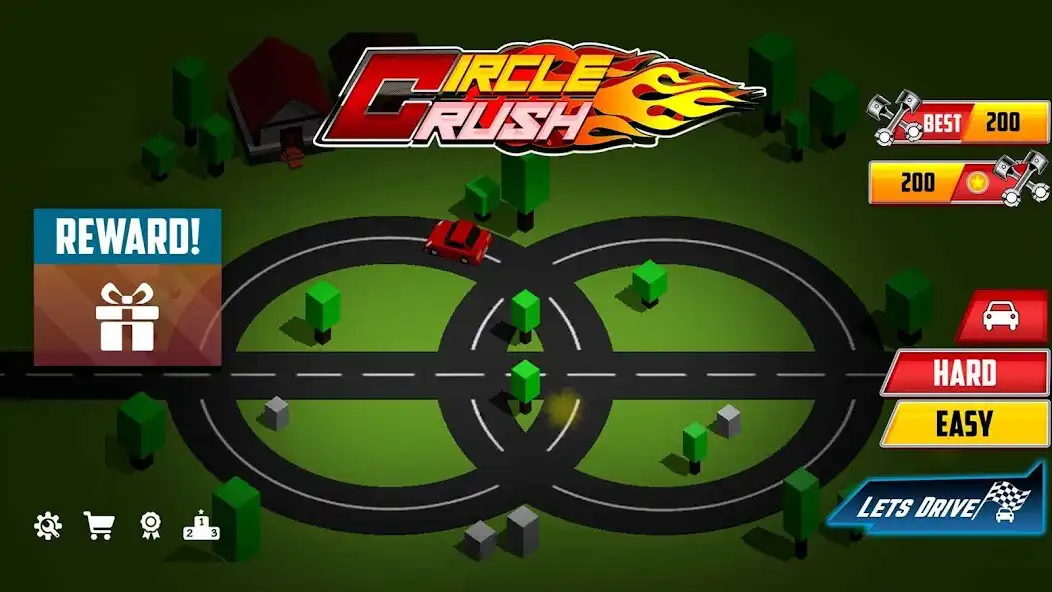 Play Circle Crush Dashing Car Race  and enjoy Circle Crush Dashing Car Race with UptoPlay