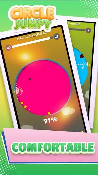 Play Circle Jumpy - Casual Game as an online game Circle Jumpy - Casual Game with UptoPlay