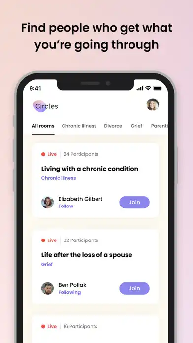 Play Circles - Online Group Support  and enjoy Circles - Online Group Support with UptoPlay