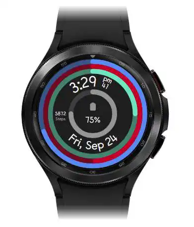 Play Circles Watch Face  and enjoy Circles Watch Face with UptoPlay