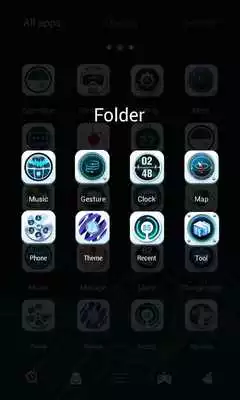 Play Circuit Board 3D  V Launcher Theme