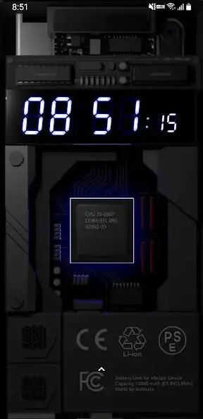 Play Circuit Board Clock LWP as an online game Circuit Board Clock LWP with UptoPlay