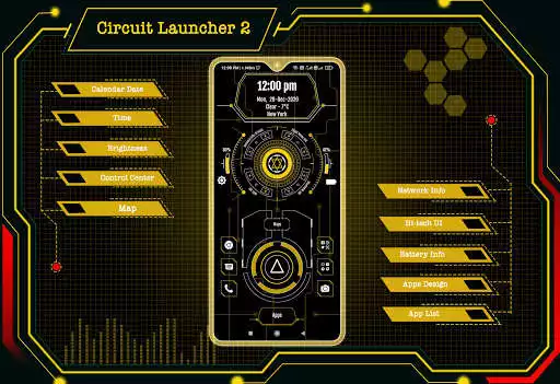 Play Circuit Launcher 2 - App lock  and enjoy Circuit Launcher 2 - App lock with UptoPlay