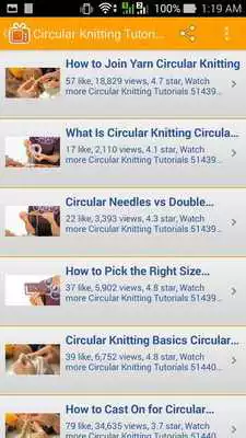 Play Circular Knitting Tutorials