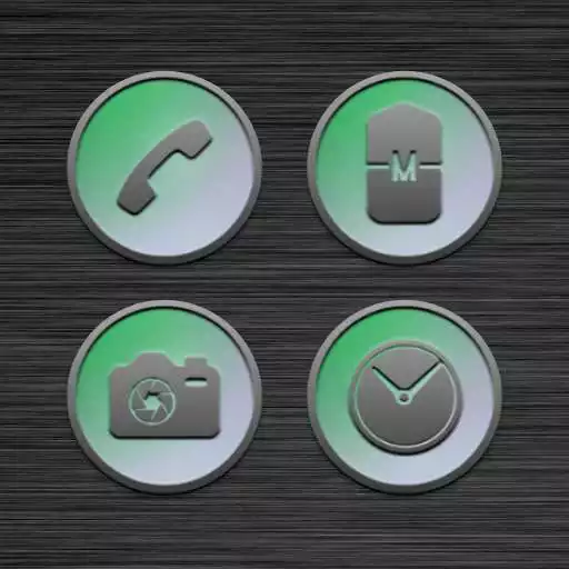 Play Circular Mint Green Icons APK