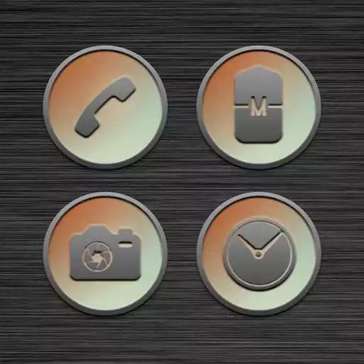 Play Circular Mint Rust Icons APK