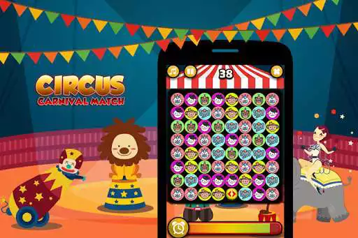 Play Circus Carneval Match as an online game Circus Carneval Match with UptoPlay