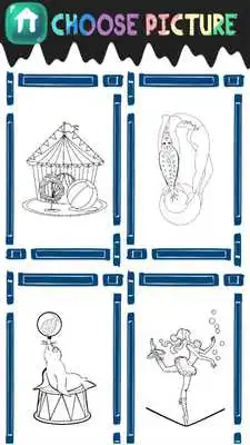 Play Circus Coloring Book