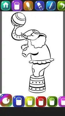 Play Circus Coloring Book