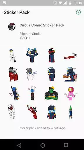 Play Circus Comic Stickers - WAStickerApp  and enjoy Circus Comic Stickers - WAStickerApp with UptoPlay