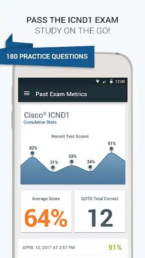 Play APK Cisco ICND1 Exam Prep by Professor Messer  and enjoy Cisco ICND1 Exam Prep by Professor Messer with UptoPlay com.pocketprep.icnd1
