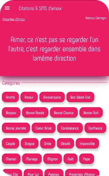 Play Citations  SMS damour as an online game Citations  SMS damour with UptoPlay