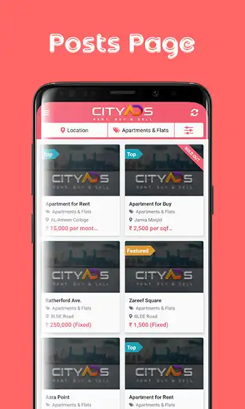 Play CityAds - Rent, Buy  Sell as an online game CityAds - Rent, Buy  Sell with UptoPlay