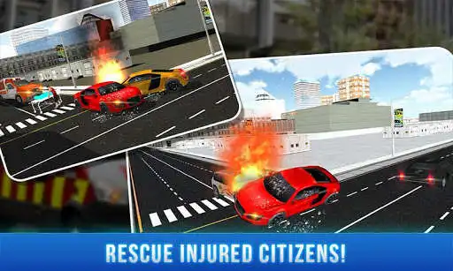 Play City Ambulance Medic Rescue as an online game City Ambulance Medic Rescue with UptoPlay