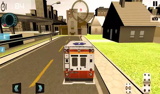 Play City Ambulance Rescue Drive 3D as an online game City Ambulance Rescue Drive 3D with UptoPlay