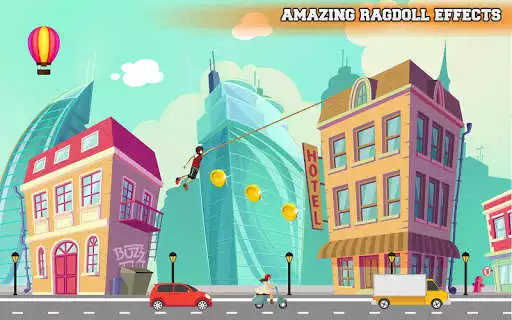 Play City bounce rope hero  and enjoy City bounce rope hero with UptoPlay